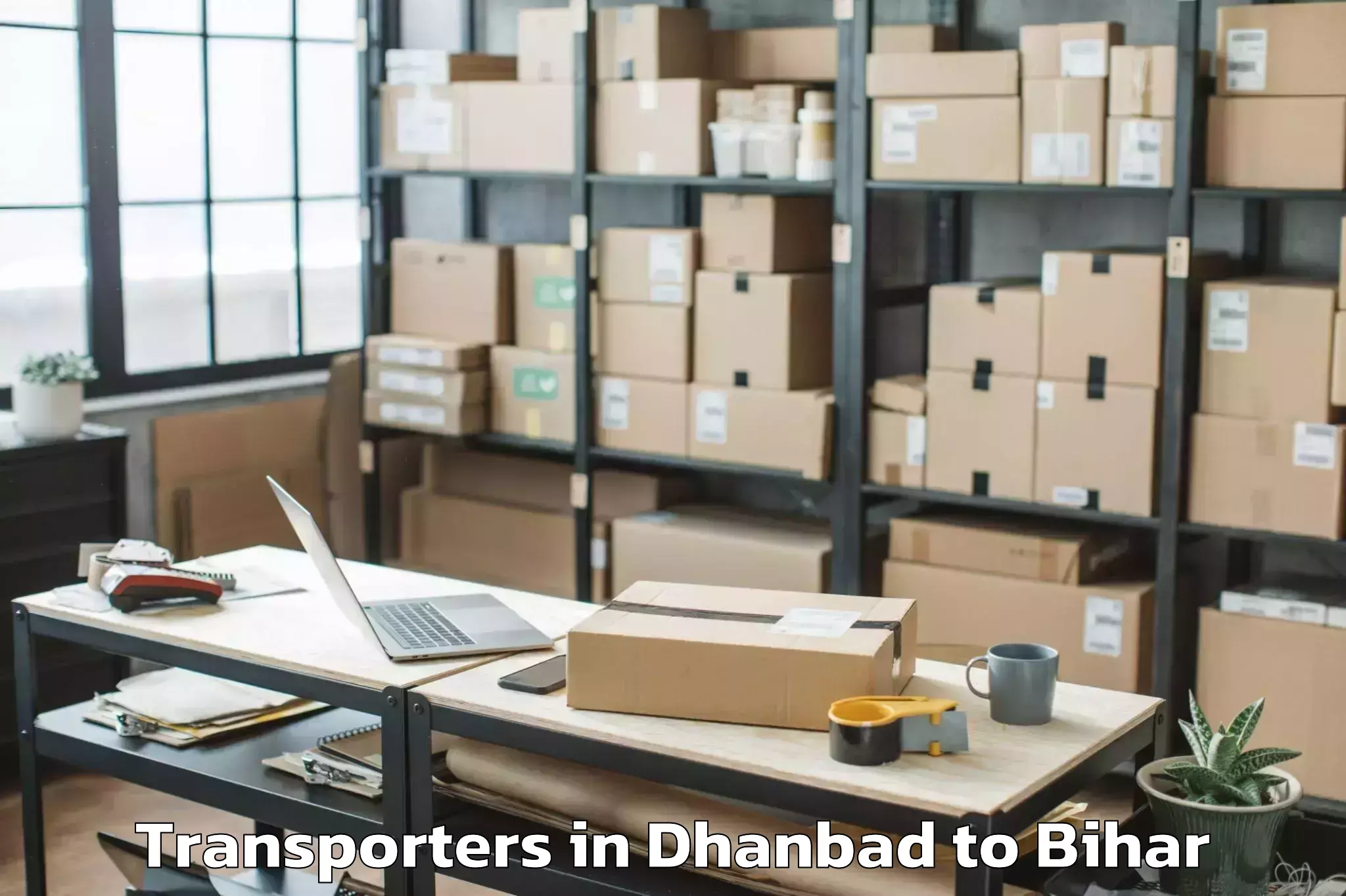 Easy Dhanbad to Buxar Transporters Booking